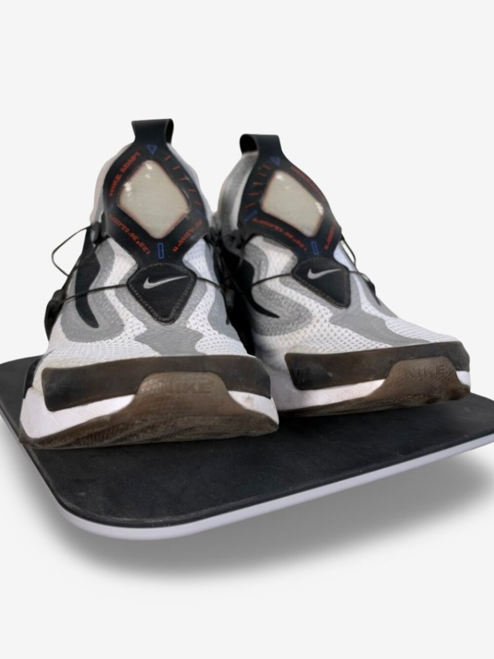 Nike adapt Huarache White Black Auto Lacing Sneakers